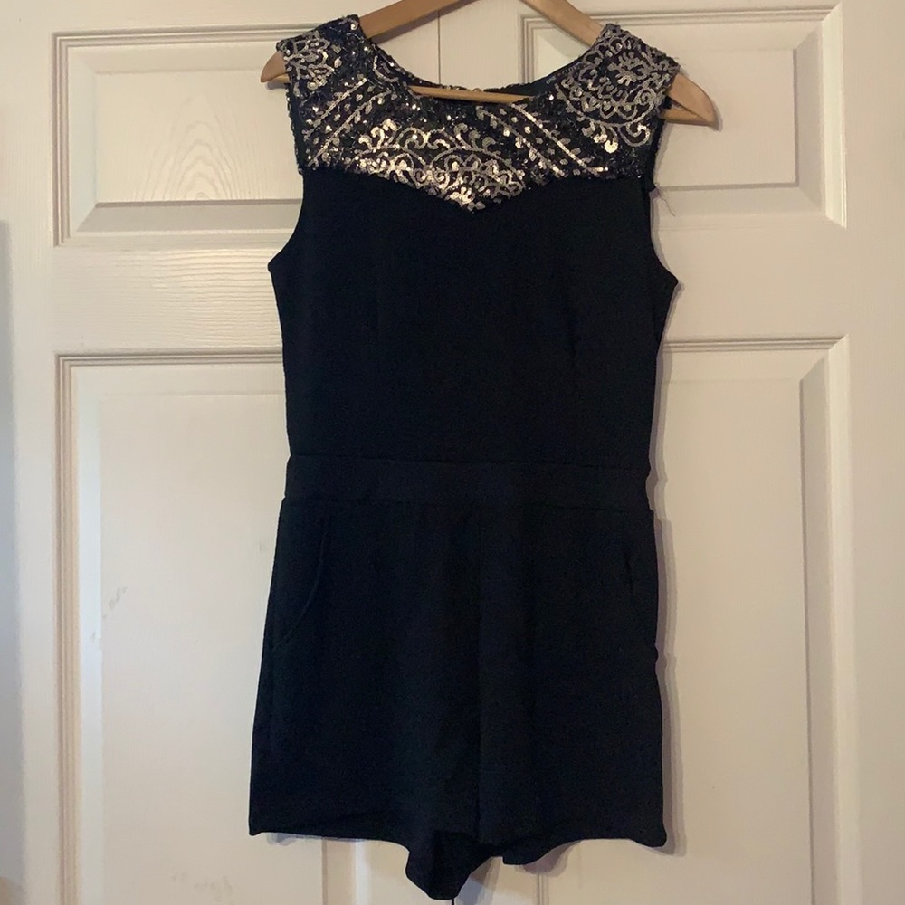 One Clothing Sequin Romper